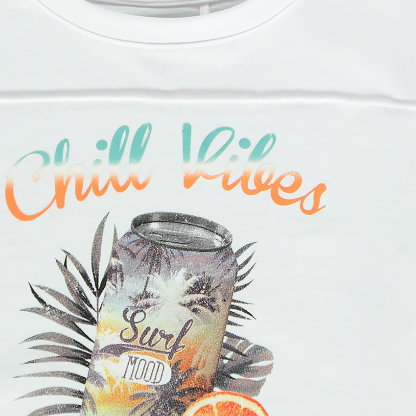 Camiseta de manga corta estampada para niño 