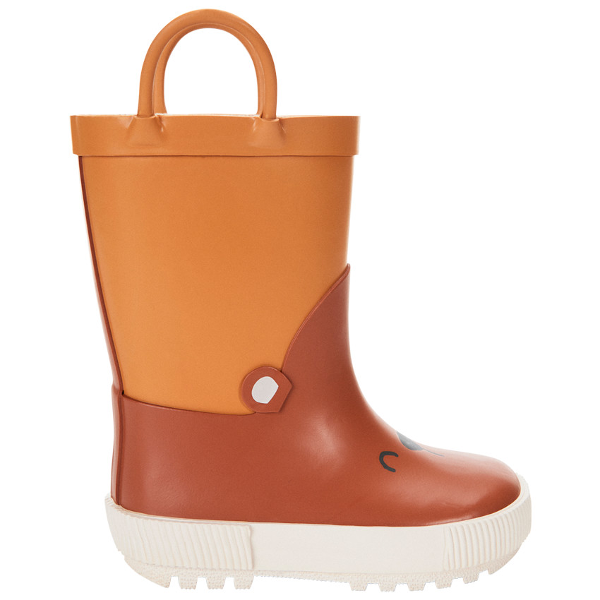 Bottes de pluie ludiques ourson a anses pour garcon SAXO BLUES