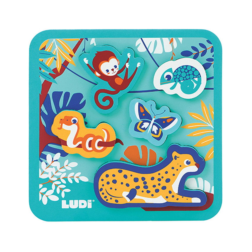 Puzzle en mousse waterproof Animaux de la jungle 