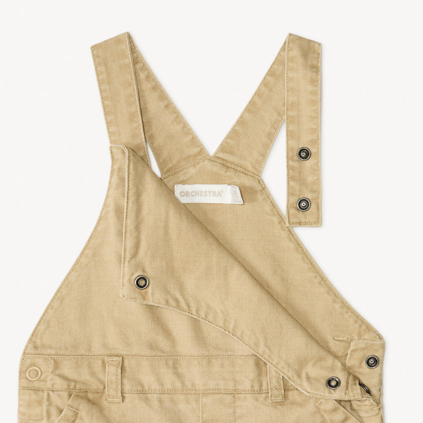 Pantalón largo de sarga lisa para bebé niño 