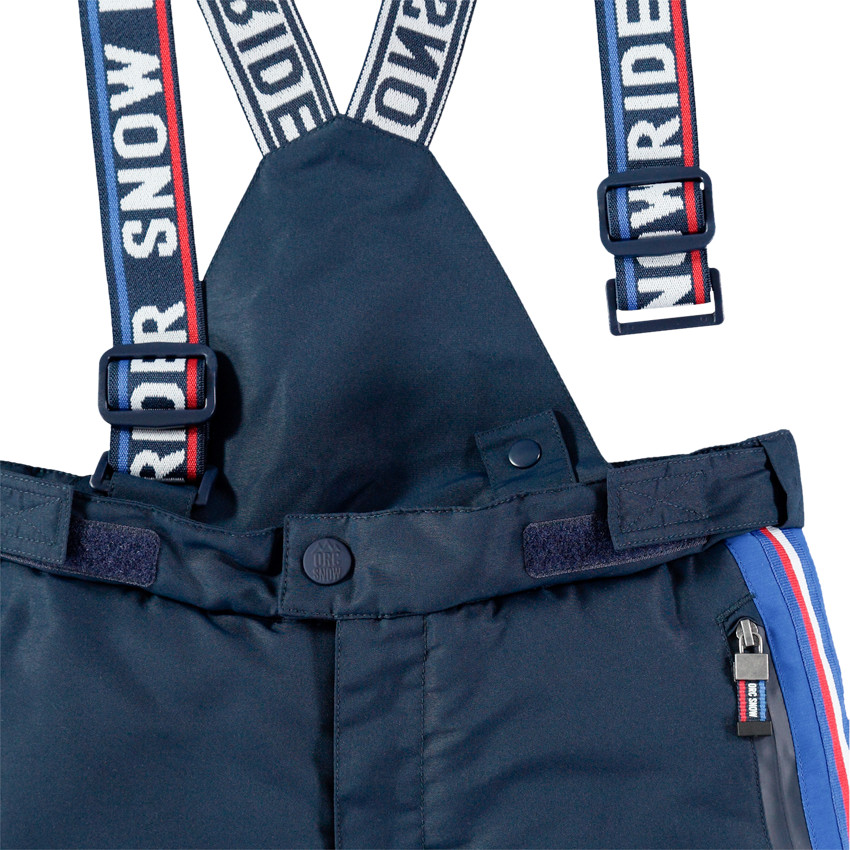 Júnior - Pantalón de esquí impermeable con tirantes desmontables 