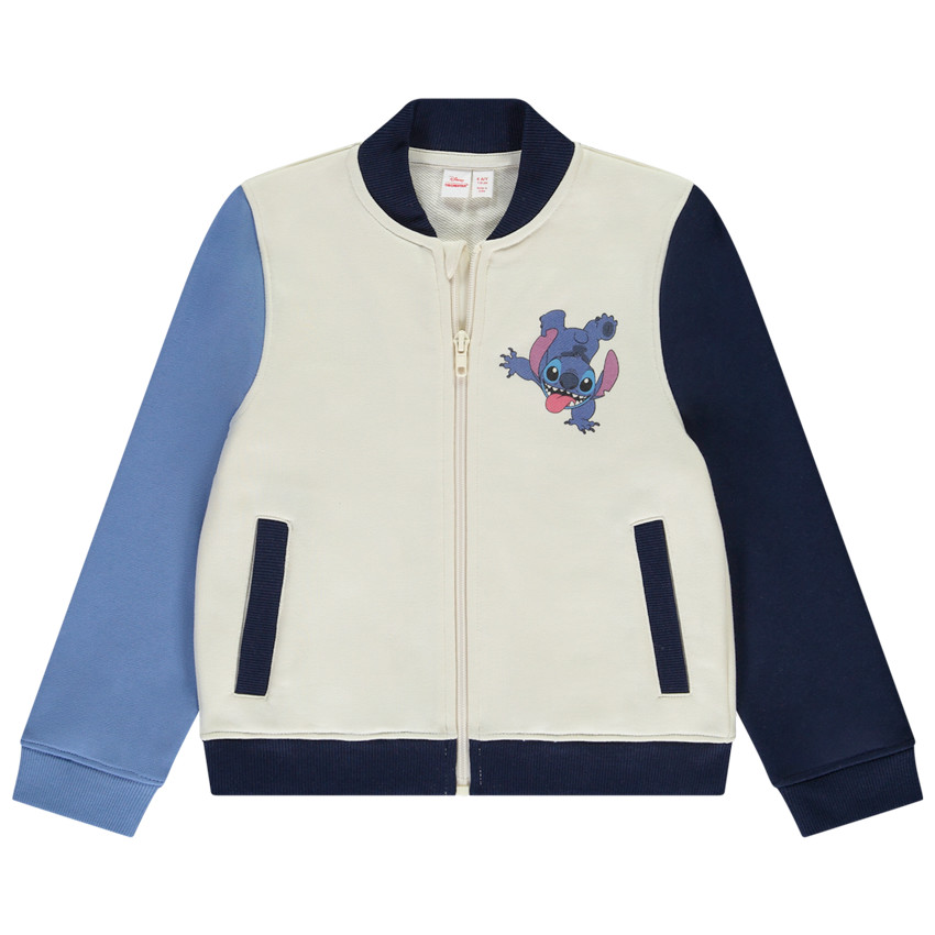 Chaqueta estilo bomber efecto colorblock Stitch de Disney para niño 