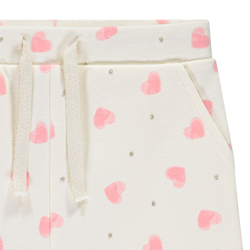 Chándal de felpa con estampado brillante para niña bebé 