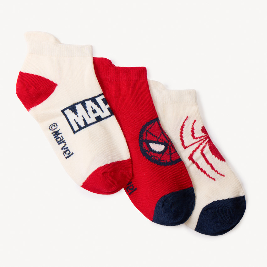 Lote de 3 pares de calcetines Spider-Man Marvel para bebé niño 