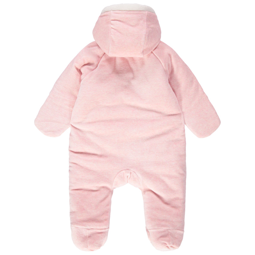 Mono de terciopelo con estampado de Smiley y volantes 