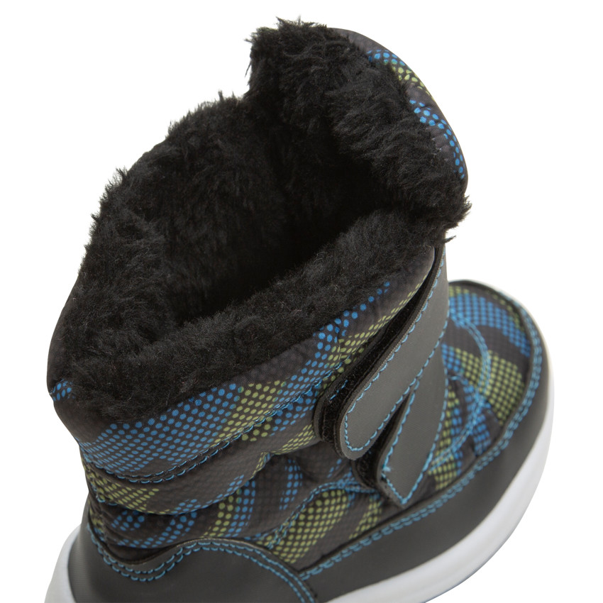 Botas de nieve con estampado gráfico all-over y velcros del 20 al 23 