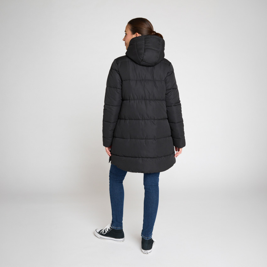 Anorak largo evolutivo acolchado para mujer 