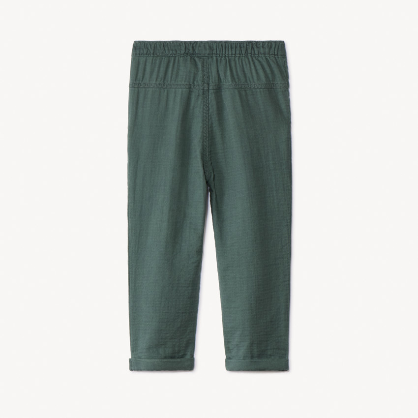 Pantalón liso de tela para bebé niño 