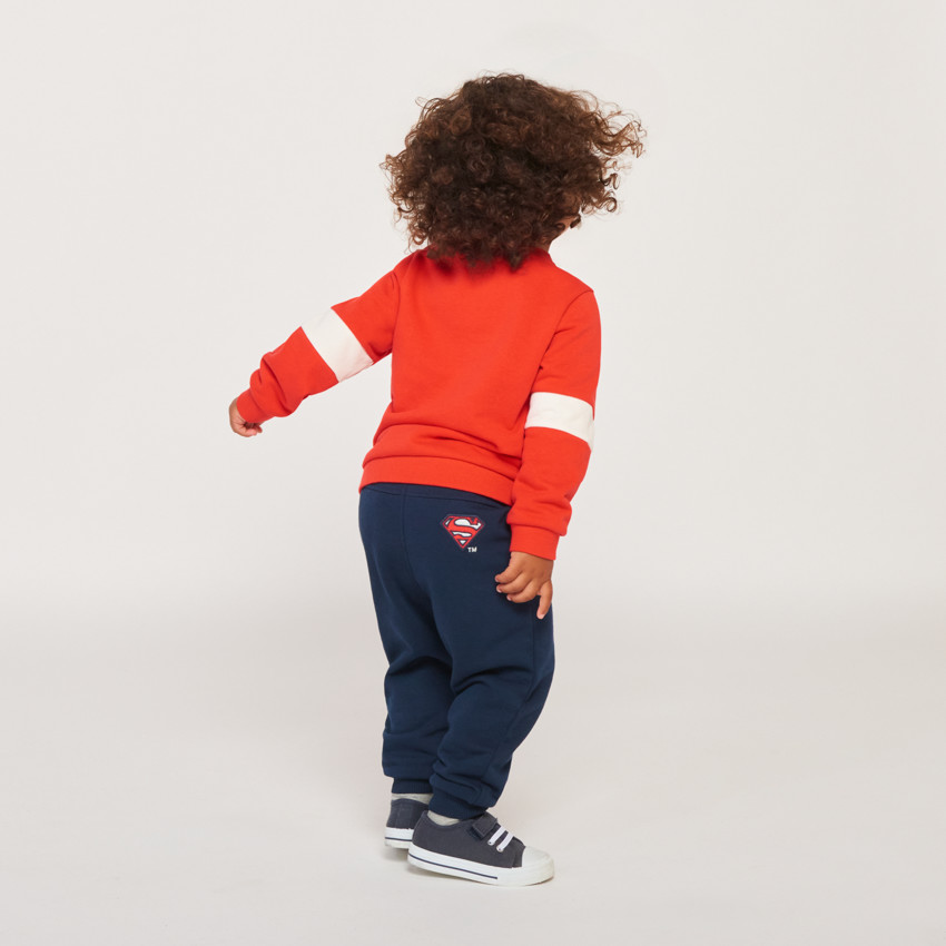 Conjunto de chándal de felpa Superman Warner para bebé niño 
