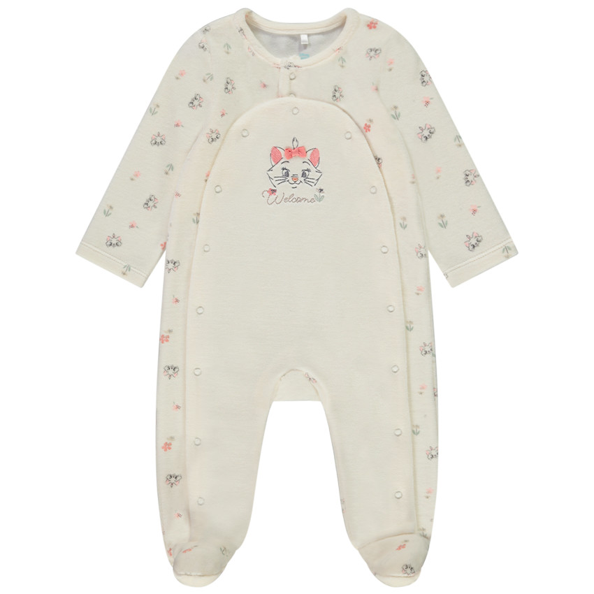 Pelele de terciopelo estampado Marie Disney para bebé niña  Additional Pelele de terciopelo estampado Marie Disney para bebé niña