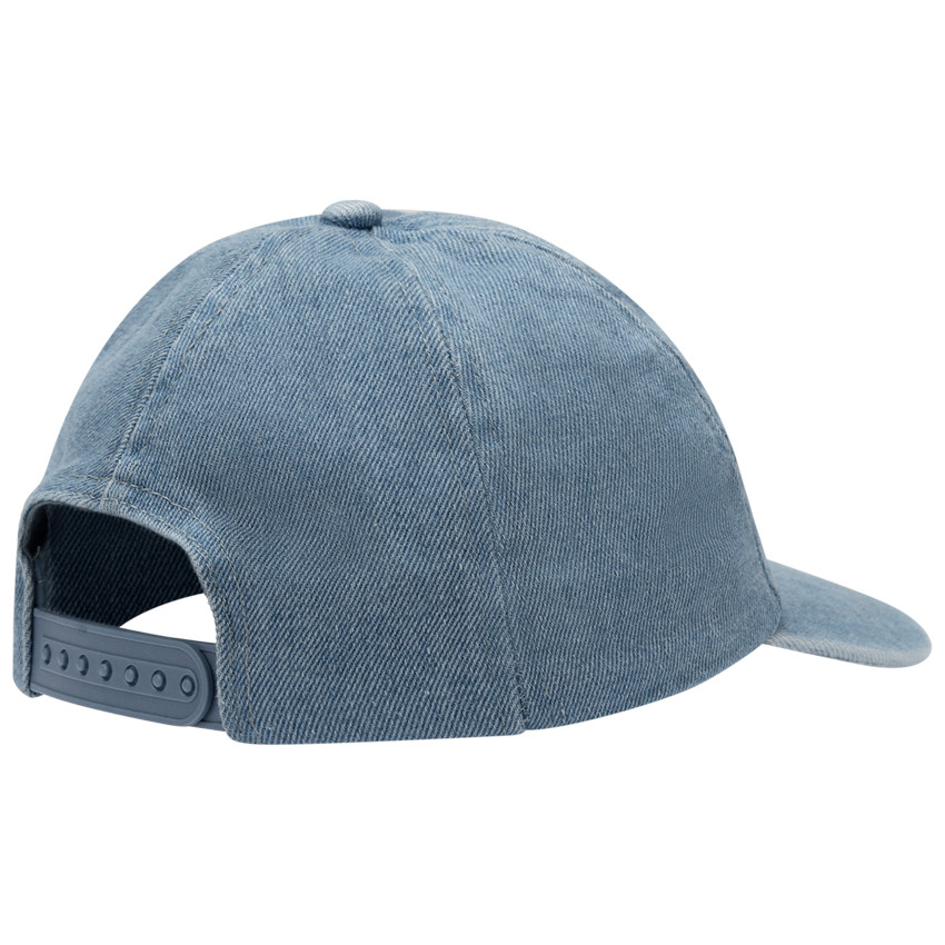 Gorra de denim con palmera bordada para niña 