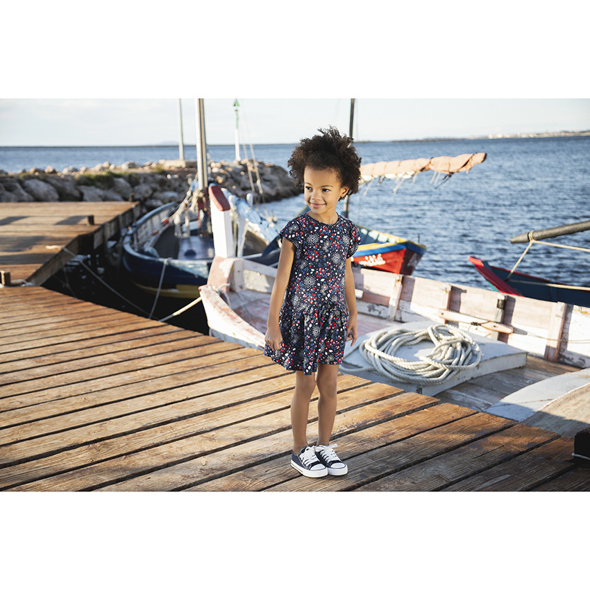 Vestido manga corta print flores  Additional Vestido manga corta print flores