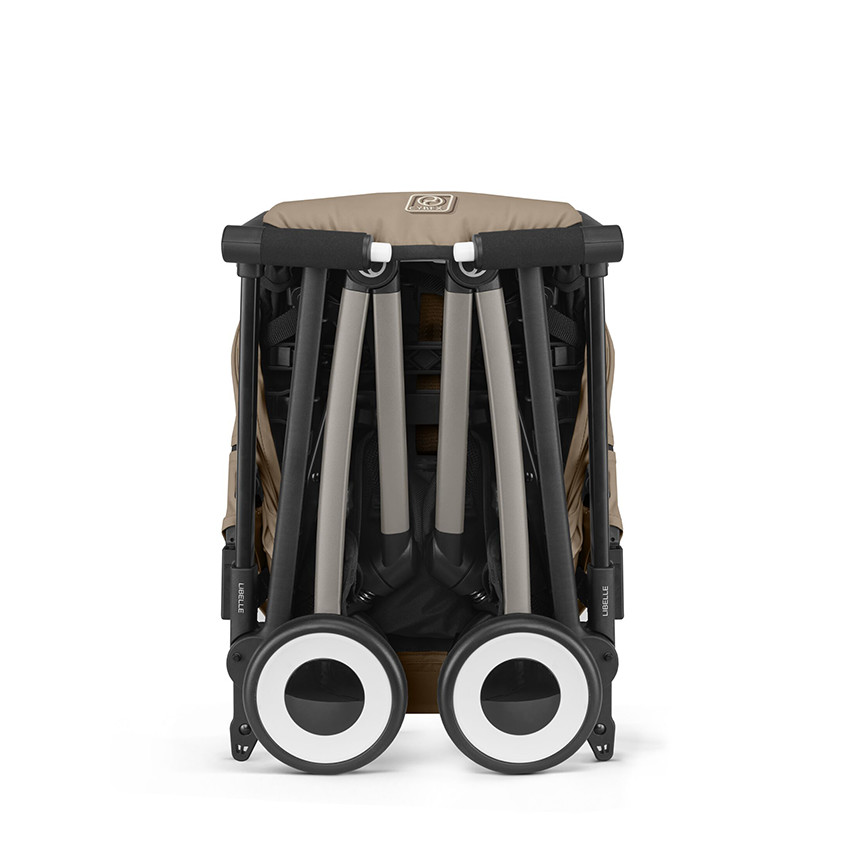 Silla de paseo ultracompacta Libelle chasis taupe asiento almond beige 