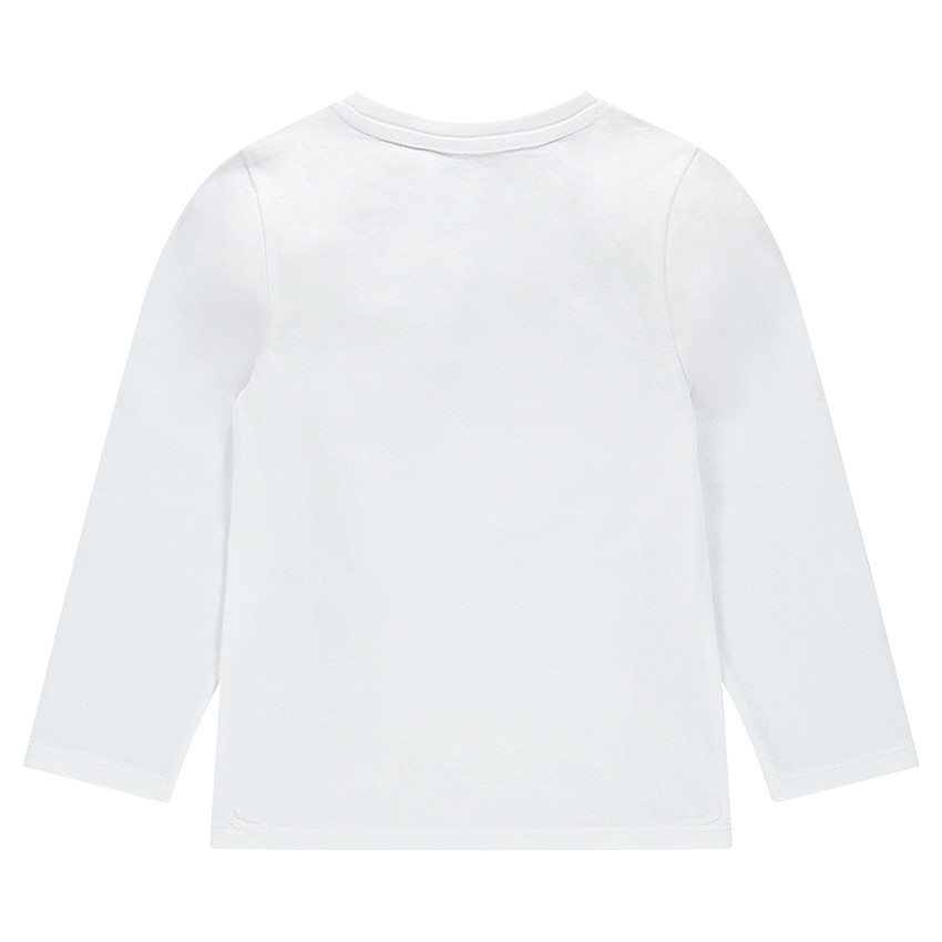 Camiseta manga larga con estampado de coche 