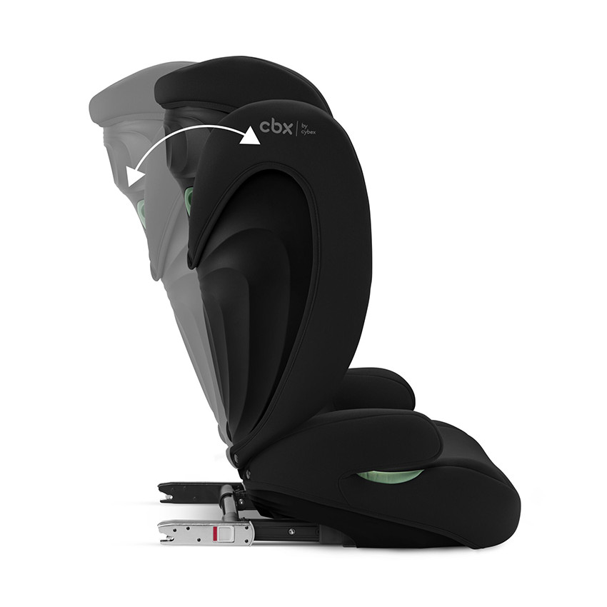 Asiento de coche con cinturón Solution B i-Fix volcano black 