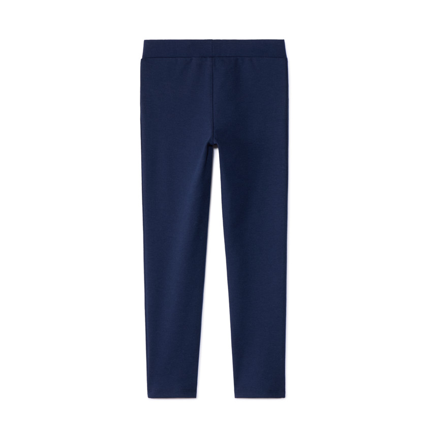 Jegging milano con bolsillos delanteros con cremallera para niña 