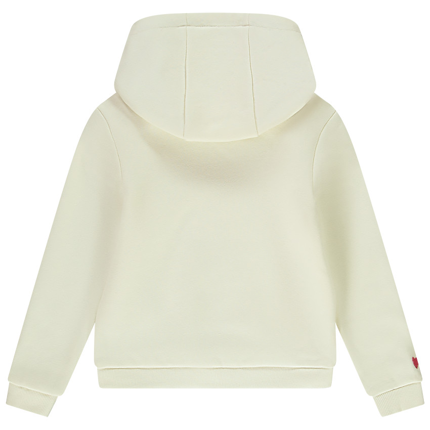 Sudadera con capucha en lana con estampado del Rey León para niña 