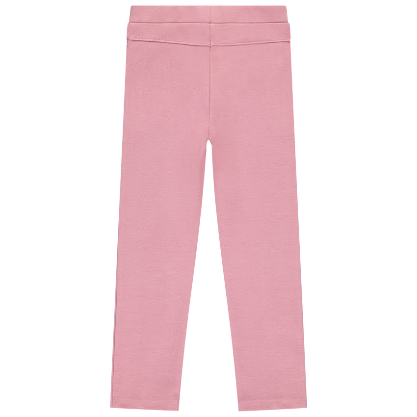 Jegging uni con bolsillos con cremallera para niña 