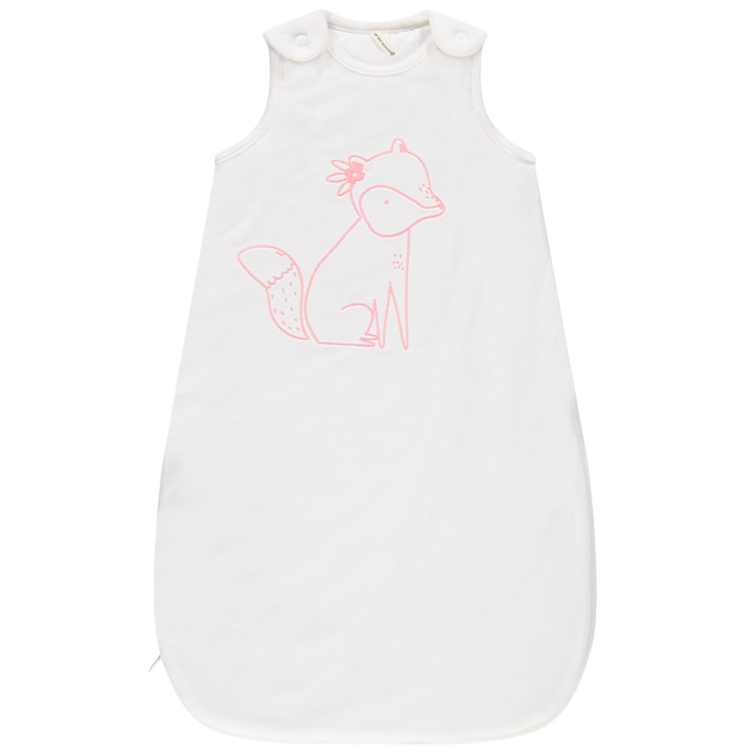 Saco de dormir sin mangas  con zorritos bordados  Additional Saco de dormir sin mangas  con zorritos bordados
