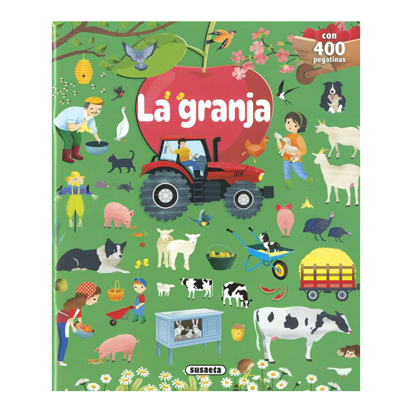 Libro colección pegatinas para todos La Granja +5 años 