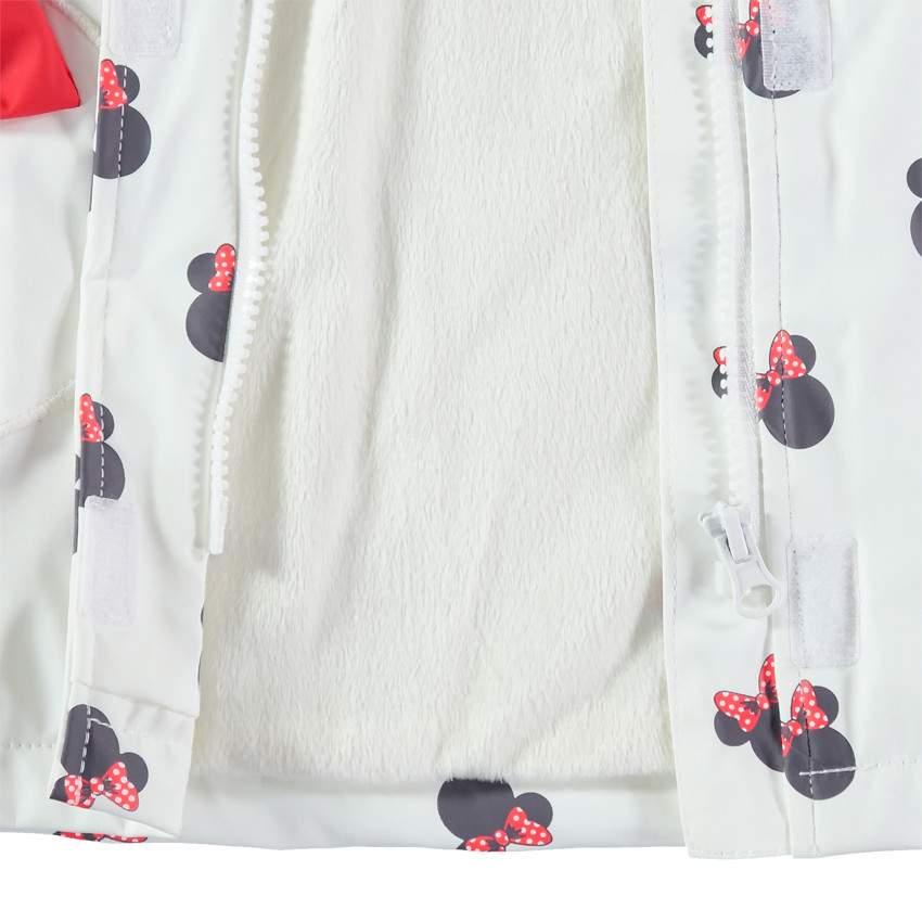 Parka de goma con Minnie estampada all over con forro de borreguillo  Additional Parka de goma con Minnie estampada all over con forro de borreguillo