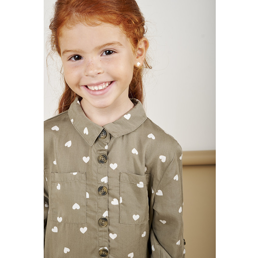 Vestido manga larga lyocell  Additional Vestido manga larga lyocell