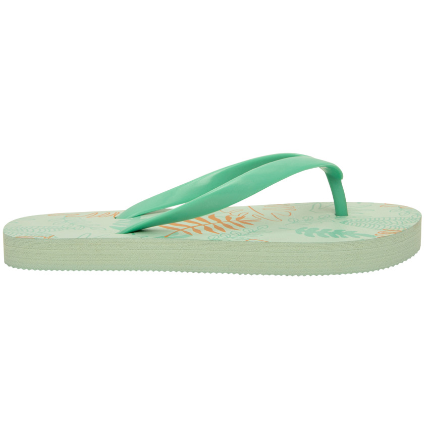 Chanclas de estampado de hojas para niño con tiras ajustables según la edad 