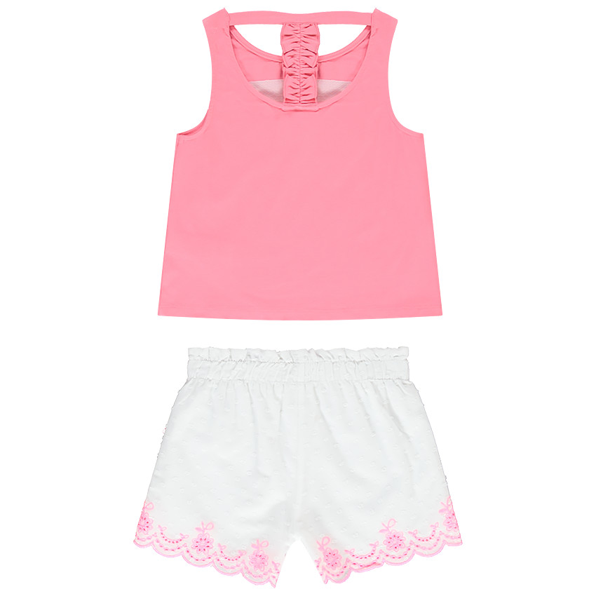 Ensemble de plage débardeur et short pour fille 