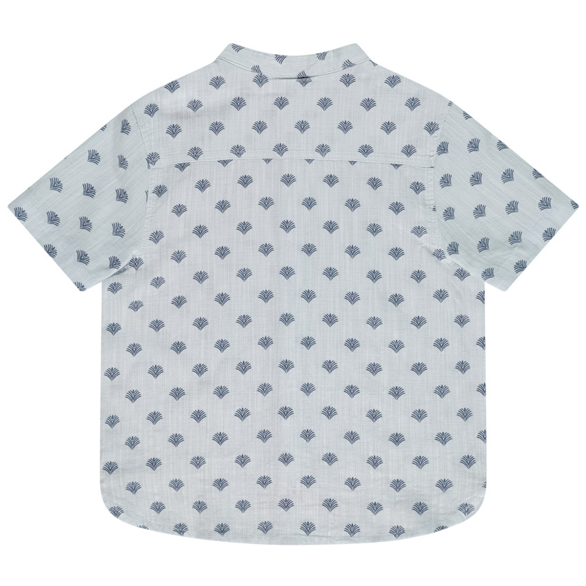 Camisa manga corta estampado palmeras para bebé niño 