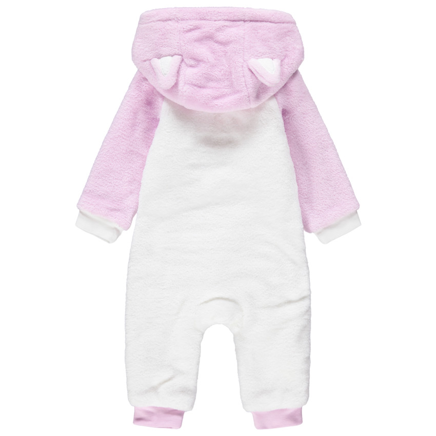 Mono largo de borreguito con forro de punto. 