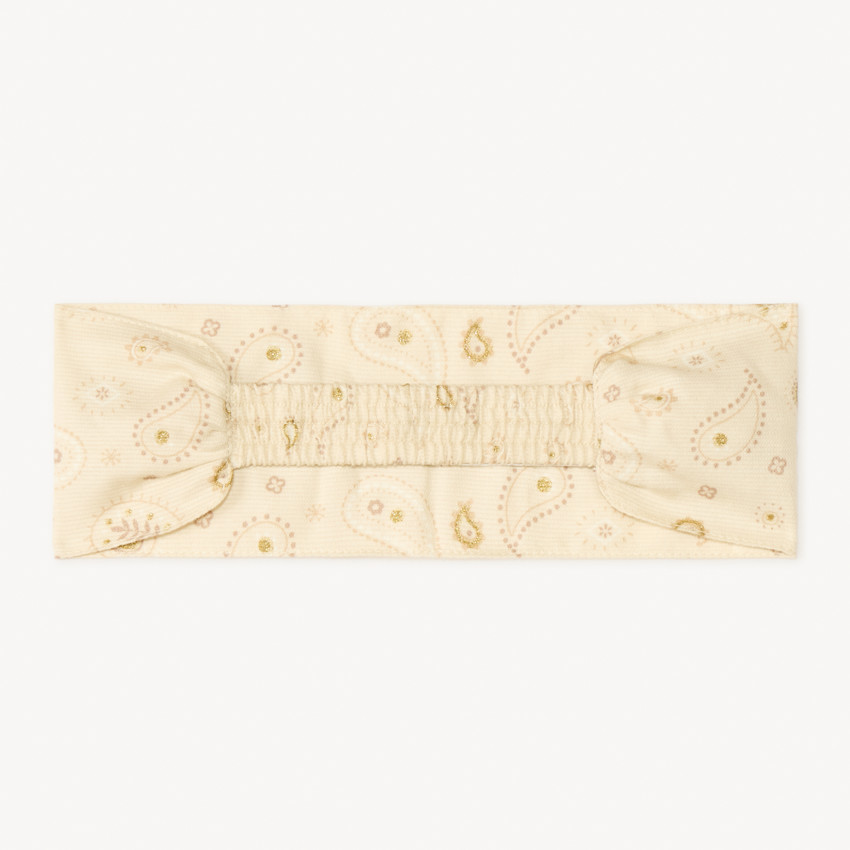 Cinta ancha de estampado cachemir para niña 