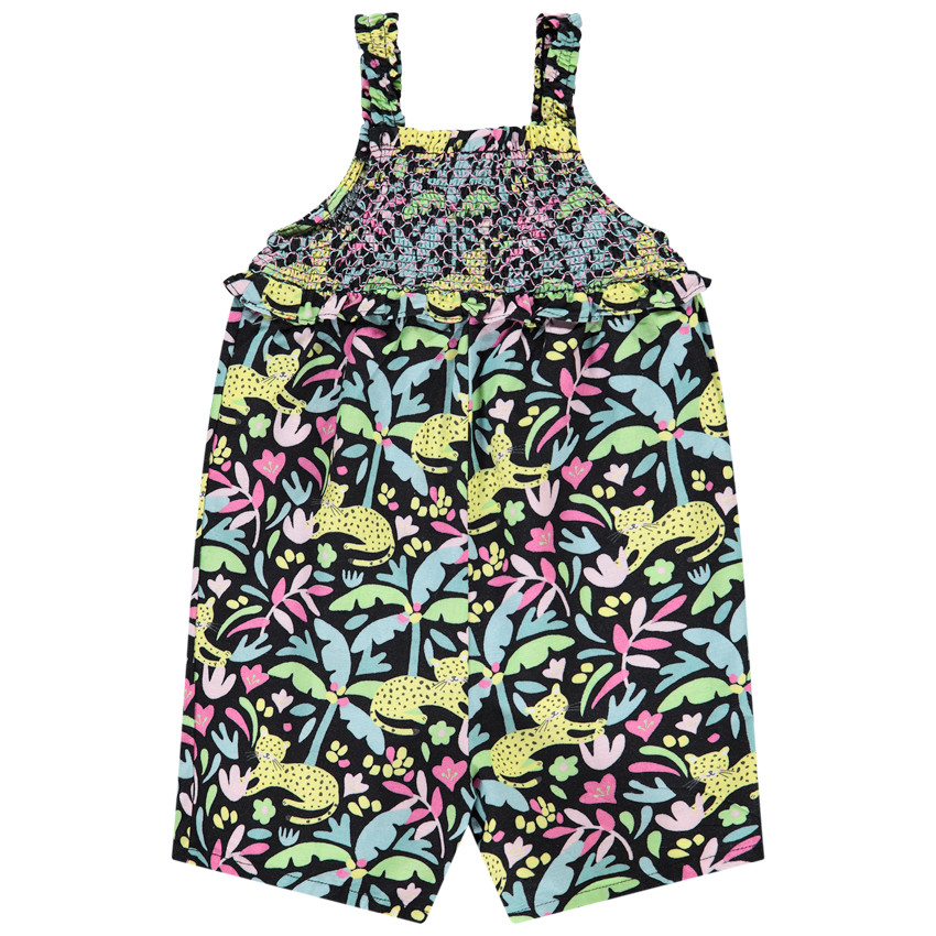 Combinaison corta estampada fantasía savana para niña bebé  Additional Combinaison corta estampada fantasía savana para niña bebé