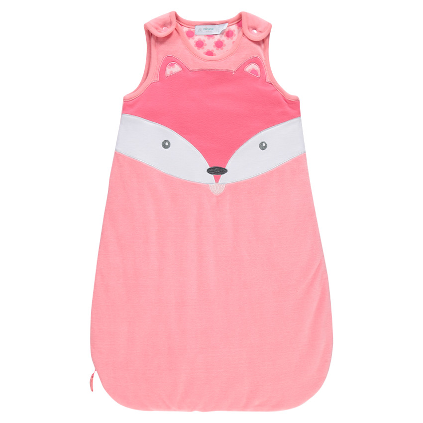 Saquito para dormir de terciopelo y tejido de punto 