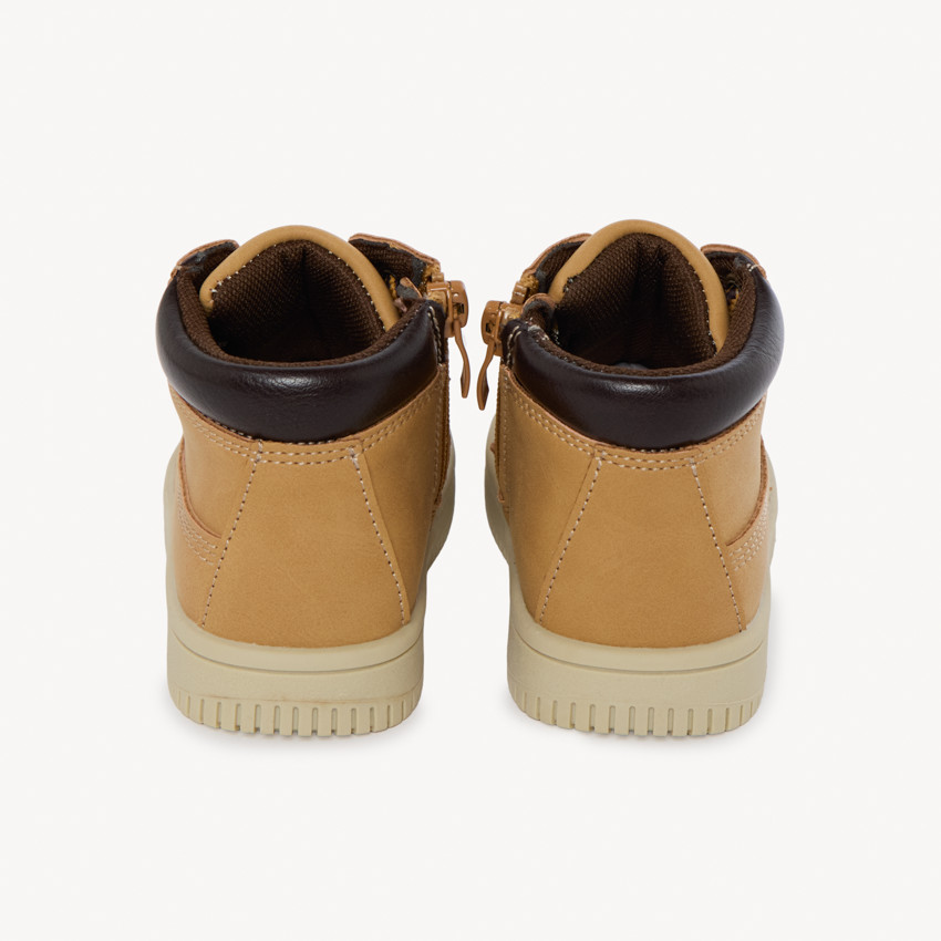 Botines con cremallera de estilo senderismo para bebé niño 