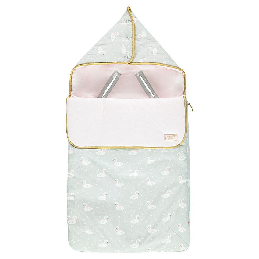 Saco de dormir con estampado de cisnes all over  Additional Saco de dormir con estampado de cisnes all over