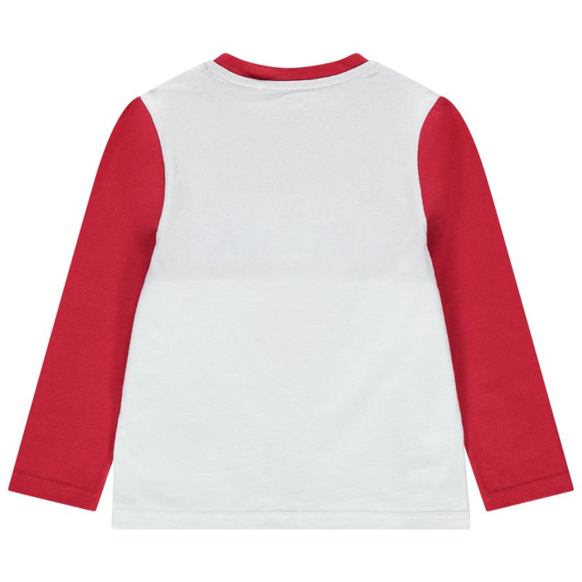 T-shirt manches longues bicolore print Superman 