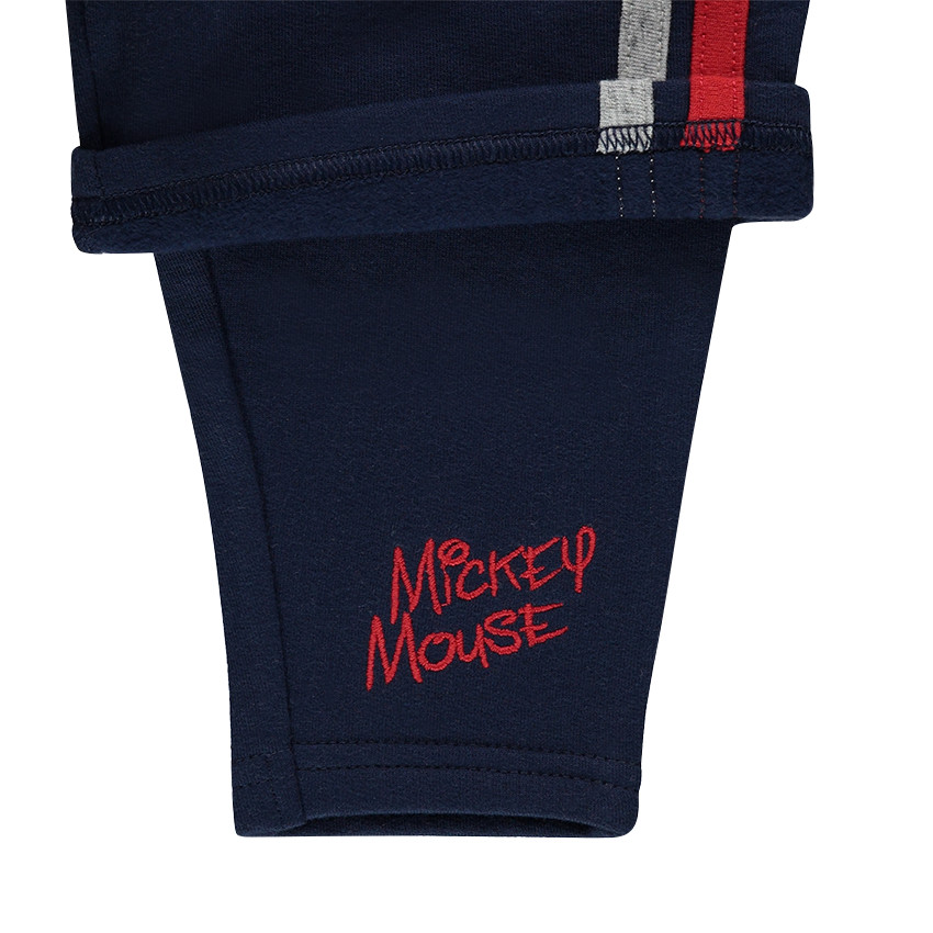 Chándal de felpa con estampado con ©Disney Mickey y bermudas con efecto 2 en 1 