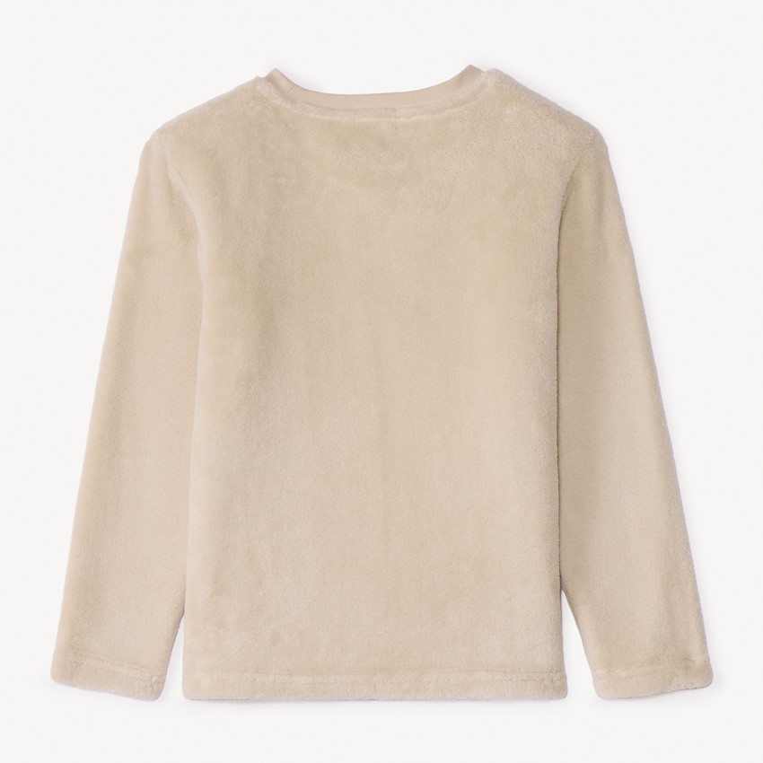 Set pyjama de Noël en sherpa et flanelle pour garçon 