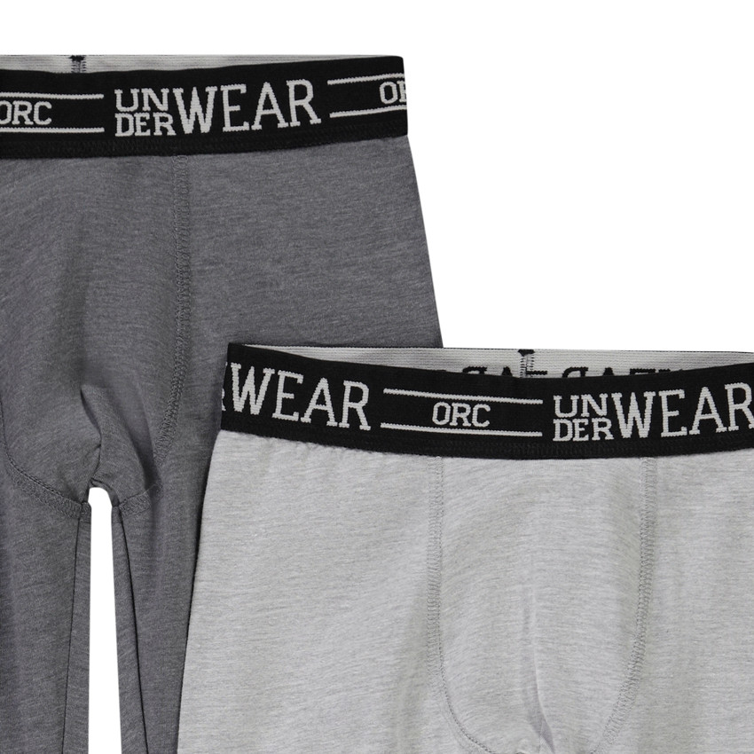 Lote de 2 calzoncillos largos lisos para niño 