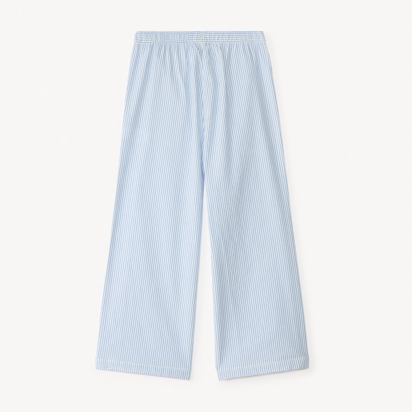 Pantalón ancho de algodón a rayas niña 