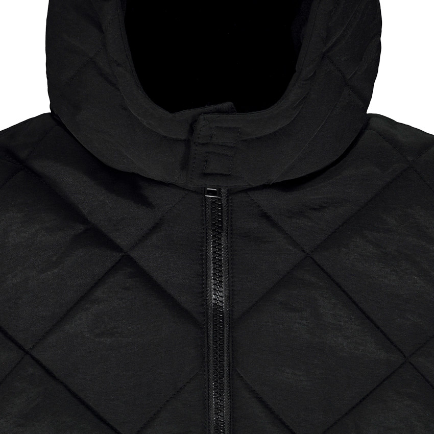 Chaqueta de nylon lisa con forro de micropolar para niño 