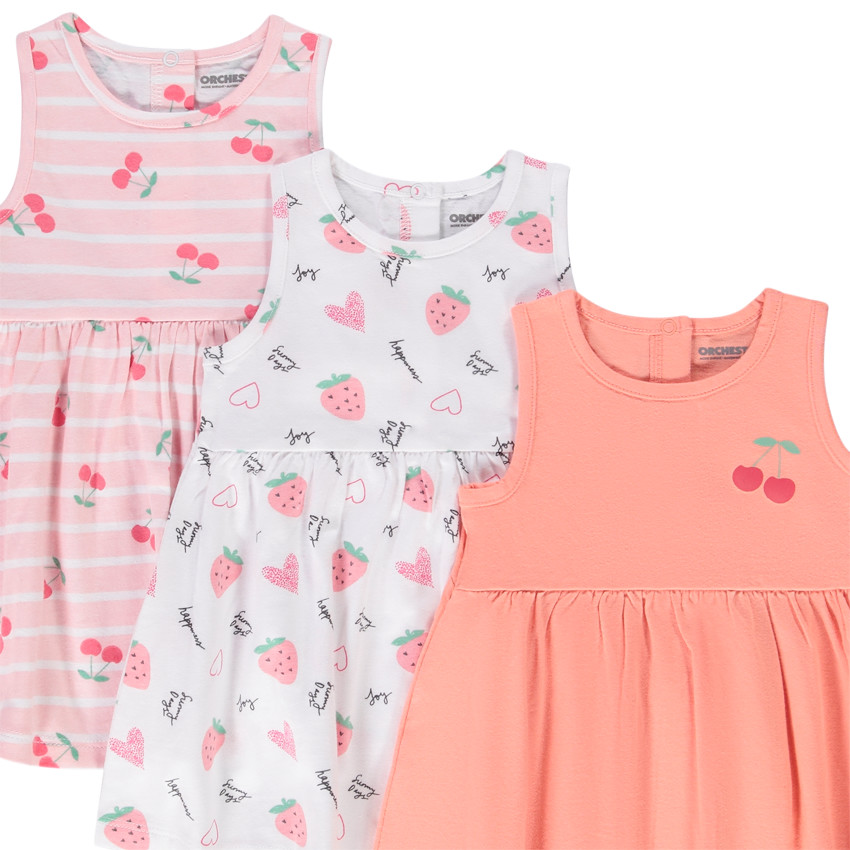 Lote de 3 vestidos de fantasía para niña 