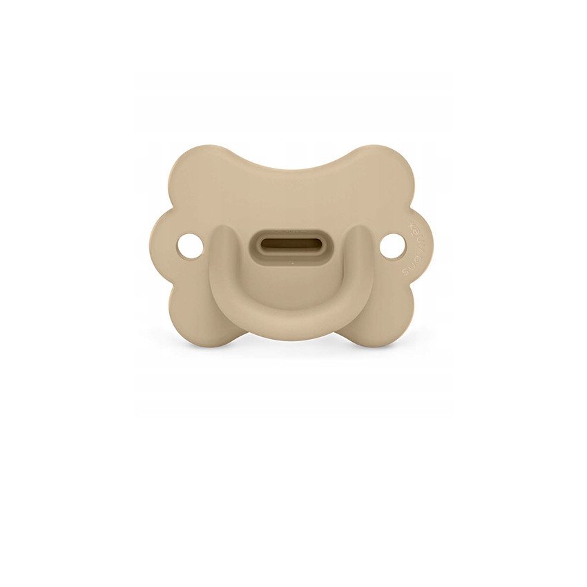 Chupete silicona fisiológico 0-6M Colour Essence Butterfly beige 