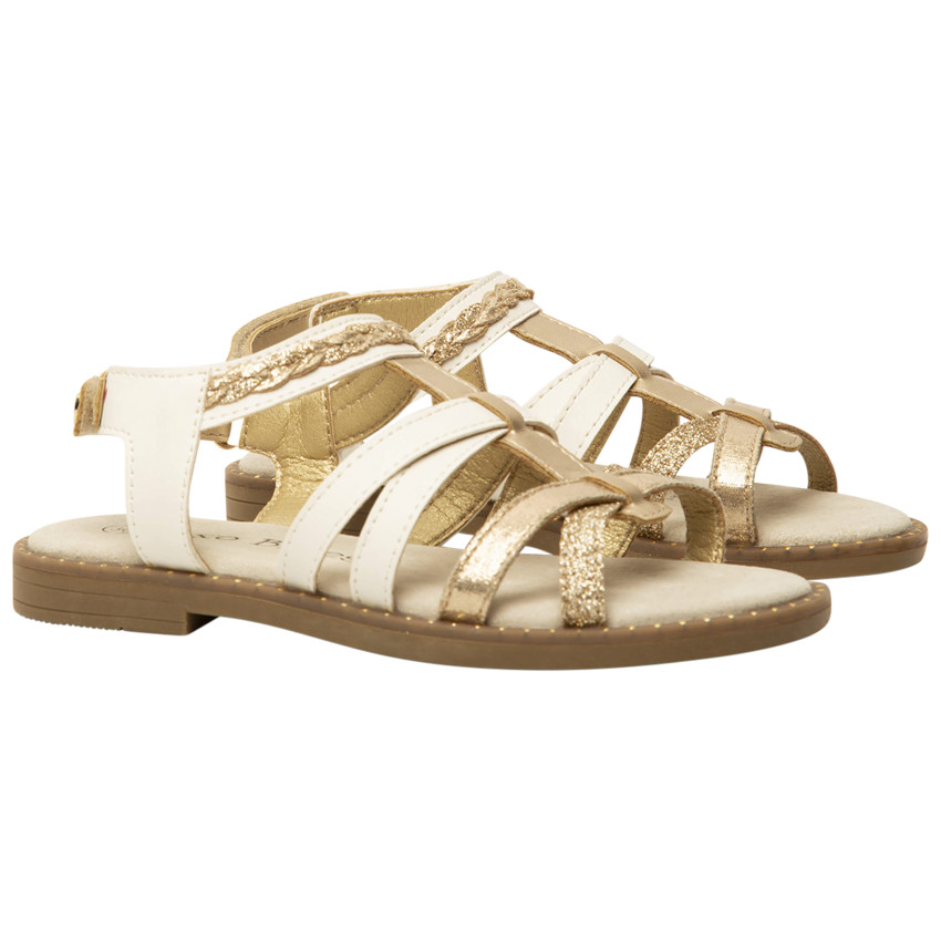 Sandalias con tiras de fantasía para niña 