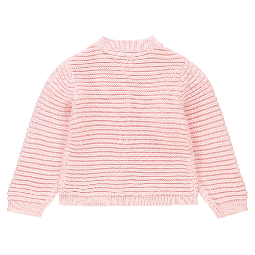 Chaqueta de punto otomano con guiño bordado y corazón 