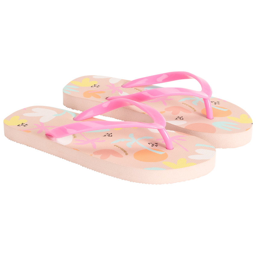 Chanclas estampado palmeras arty para niña con tira según la edad 
