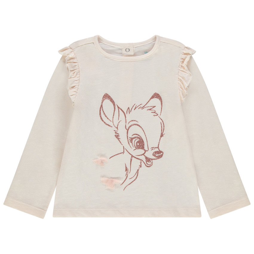 Camiseta de manga larga de algodón orgánico Bambi  