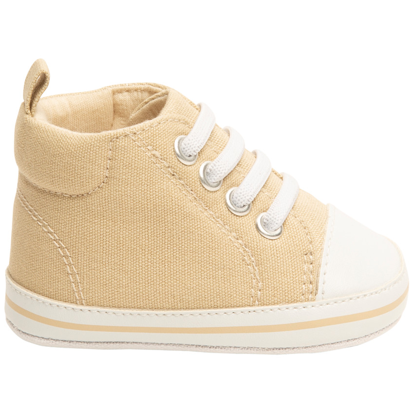 Zapatillas de lona altas con cordones para bebé niño 