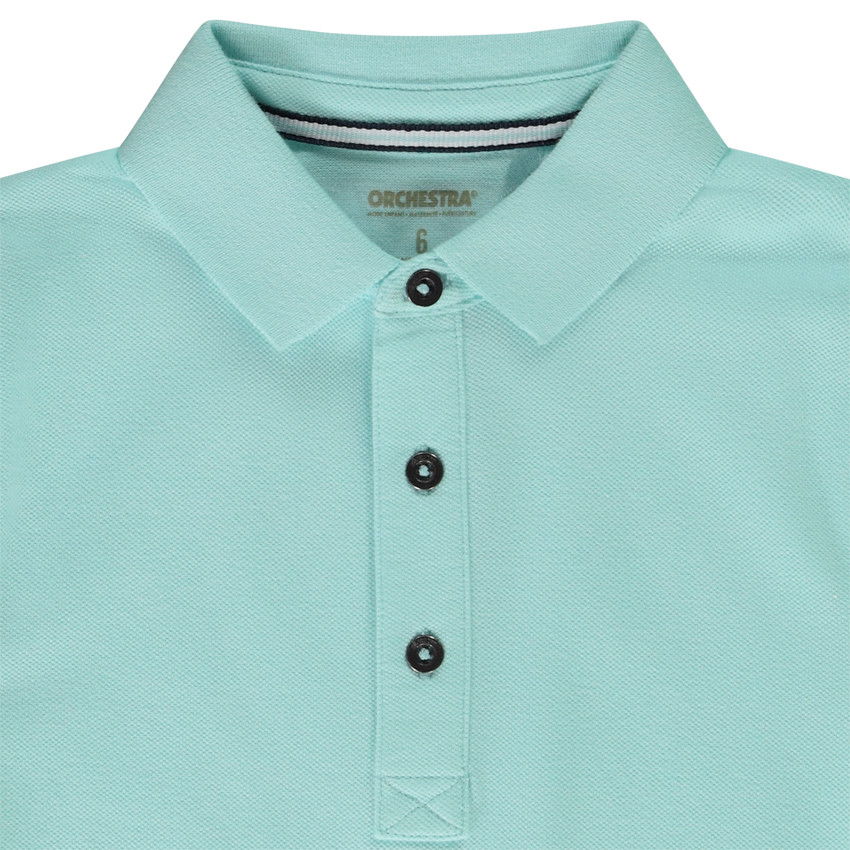 Polo liso de manga corta para niño 