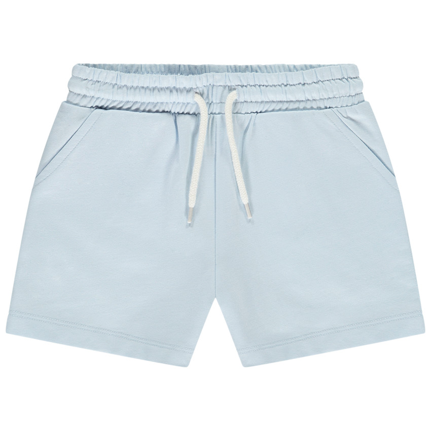 Short de felpa lisa para niña 